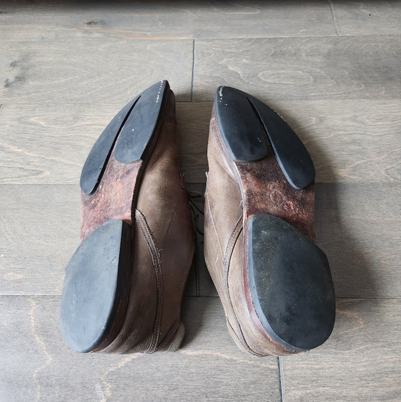 Timberland Gray Leather Oxfords main image 5